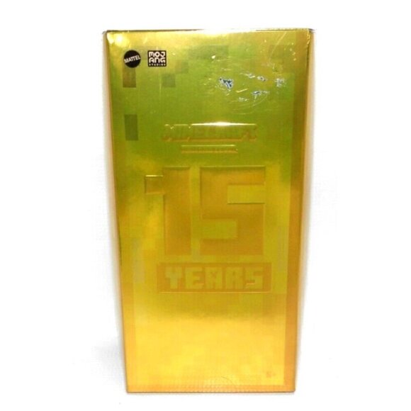 MINECRAFT Tuxedo Steve Diamond 15th Year Anniversary MATTEL 2023 NEW BOX DAMAGED - Picture 1 of 2